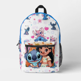 Zaino Stitch Bedruckter Rucksack