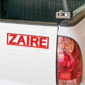 Zaire Briefmarke Autoaufkleber (Auf Lkw)