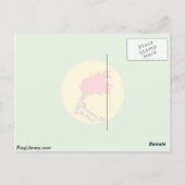 Zaire, Demokratische Republik Kongo-Flagge Postkarte (Rückseite)