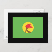 Zaire Flag Postkarte (Vorne/Hinten)