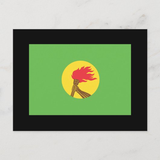 Zaire Flag Postkarte (Vorderseite)