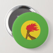 Zaire-Flagge Button (Vorne & Hinten)