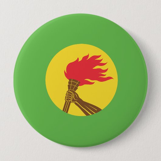 Zaire-Flagge Button (Vorderseite)