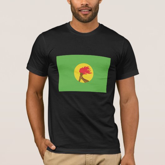 Zaire-Flagge T-Shirt (Vorderseite)