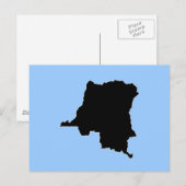 ZAIRE POSTKARTE (Vorne/Hinten)