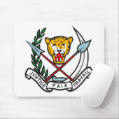 Zaire-Wappen Mousepad (Mit Mouse)