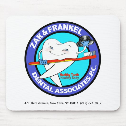 Zak u. Frankel Mausunterlage Mousepad (Vorne)