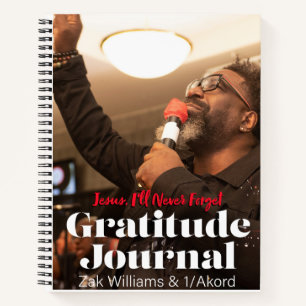 Zak Williams & 1/Akord Dankbarkeit Spiral Notebook Notizblock