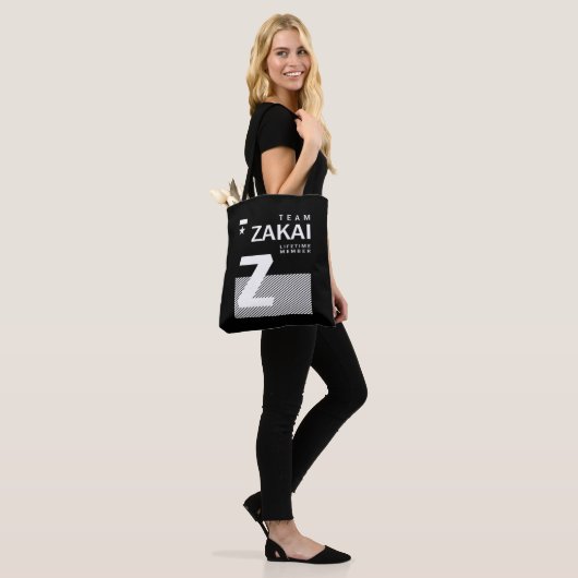 Zakai Personalisiert Name Birthday Tasche (Am Model)