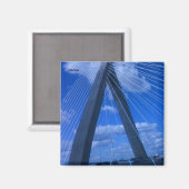 Zakim Bridge, Boston Magnet (Vorderseite/Rückseite)