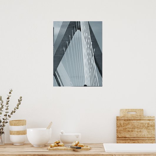 Zakim Bridge Boston Poster (Küche)