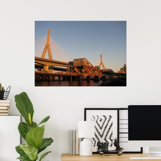 Zakim Bridge Poster (Heimbüro)