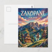 Zakopane Polen Postkarte (Vorne/Hinten)