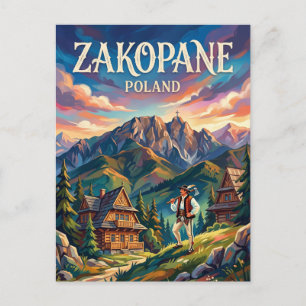 Zakopane Polen Postkarte