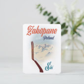 Zakopane Polen Ski-Plakat (Stehend Vorderseite)