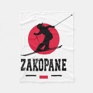 Zakopane Polen Skigebiet Tatra Polnischer Skifahre Fleecedecke