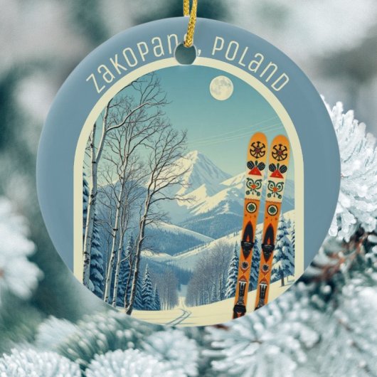 Zakopane Polen Tatra Gebirge Skilifte Keramik Ornament