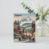 Zakopane Polen Vintag Postkarte (Stehend Vorderseite)