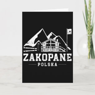 Zakopane Polen Wintersport Skifahren Snowboarden  Karte