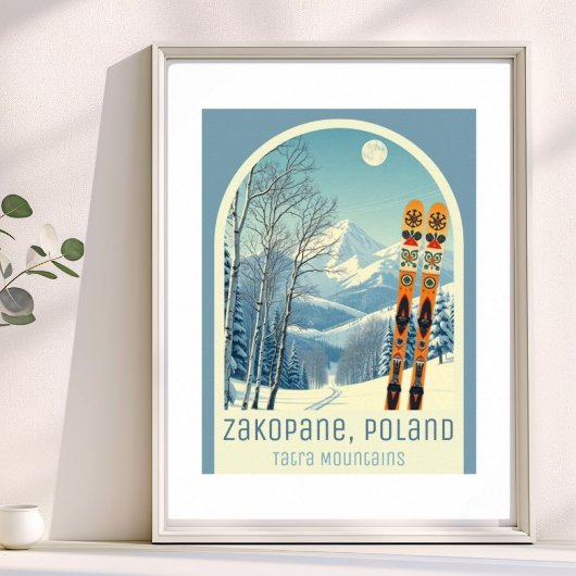 Zakopane Polnisches Skigebiet Tatra Berge Poster
