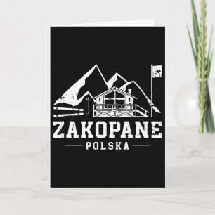Zakopane Polska Wintersport Skifahren Snowboarden Karte