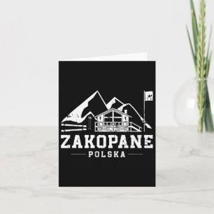 Zakopane Polska Wintersport Skifahren Snowboarden Karte