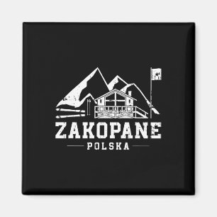 Zakopane Polska Wintersport Skifahren Snowboarden Magnet