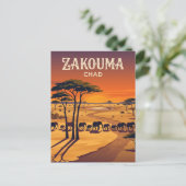 Zakouma-Nationalpark Tschad Postkarte (Stehend Vorderseite)