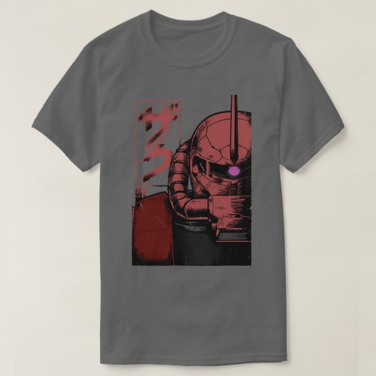 Zaku Half Face T-Shirt (Design vorne)