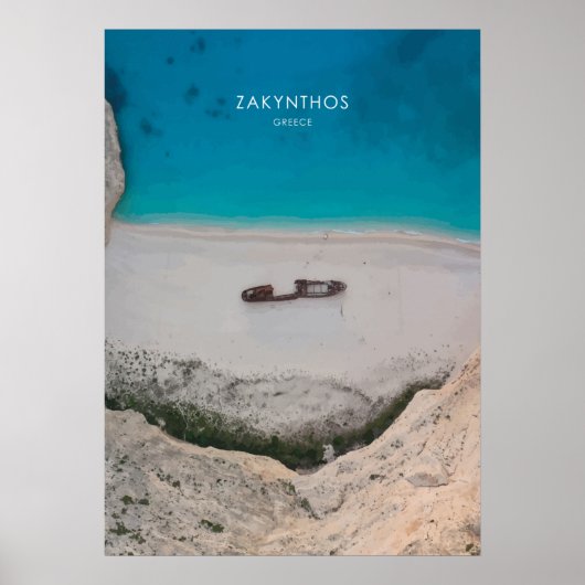 Zakynthos, Griechenland Poster (Vorne)