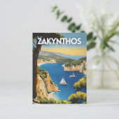 Zakynthos Griechenland Postkarte (Stehend Vorderseite)