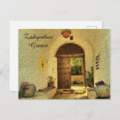 Zakynthos, Griechenland, Postkarte (Vorne/Hinten)
