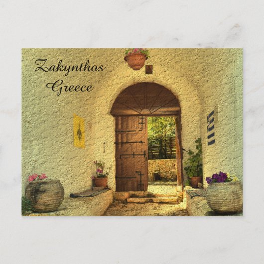 Zakynthos, Griechenland, Postkarte (Vorderseite)