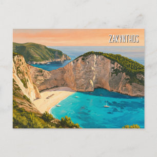 Zakynthos Griechenland Reisen Postkarte