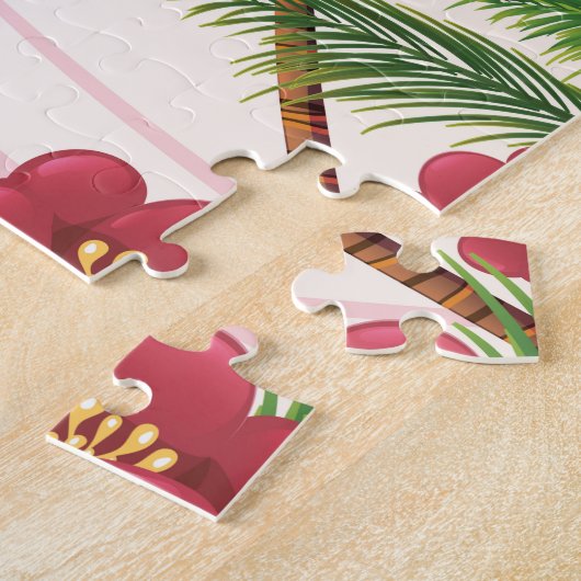 Zakynthos Griechenland Reiseplakat Puzzle (Seite)