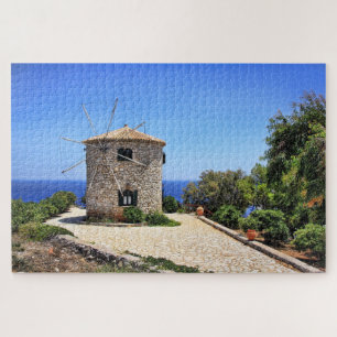Zakynthos Griechenland Windmill Sea Island Puzzle