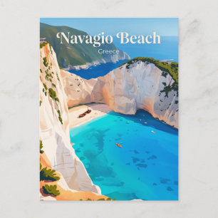 Zakynthos Navagio Strand Griechenland Postkarte