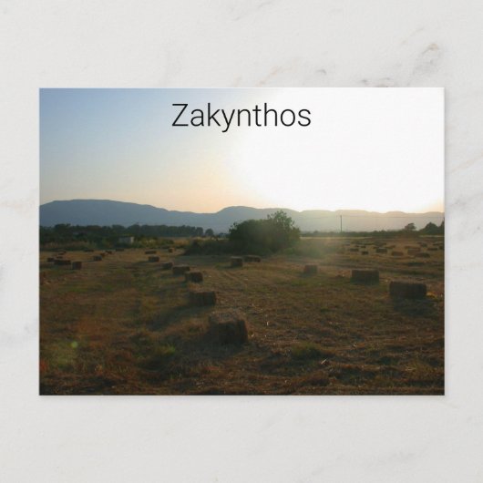 Zakynthos Postkarte (Vorderseite)