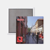 zAL006 SHKODËR center Albanien, Kühlschrank Magnet (Vorderseite/Rückseite)