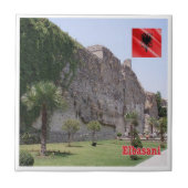 zAL009 ELBASAN Castle Albanien Fliese (Vorderseite)