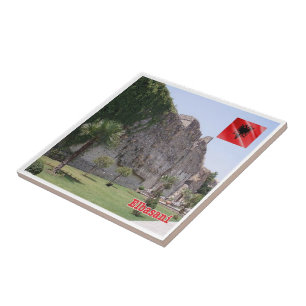 zAL009 ELBASAN Castle Albanien Fliese