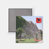 zAL009 ELBASAN Castle Albanien, Kühlschrank Magnet (Vorderseite/Rückseite)