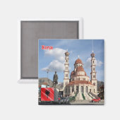 zAL011 KORÇø Albanien, Kühlschrank Magnet (Vorderseite/Rückseite)
