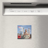 zAL011 KORÇø Albanien, Kühlschrank Magnet (In Situ (Geschirrspüler))