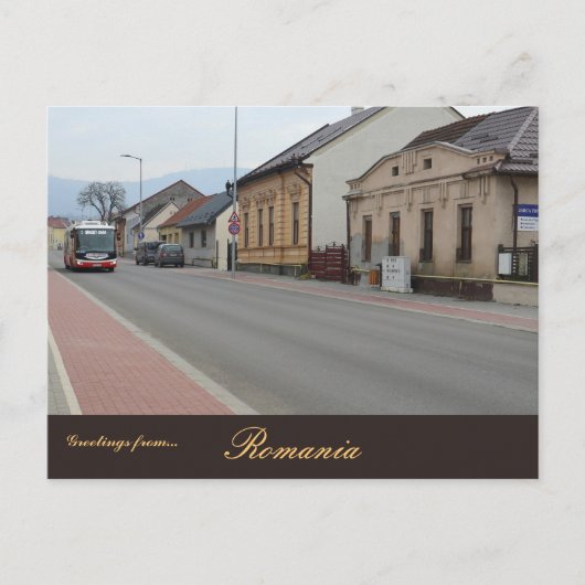 Zalău Romania Postkarte (Vorderseite)