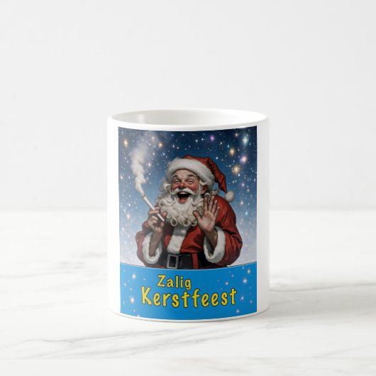 Zalig Kerstfeest Kaffeetasse (Mittel)