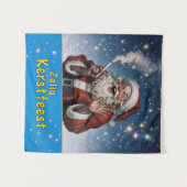 Zalig Kerstfeest Wandteppich (Vorderseite (Horizontal))