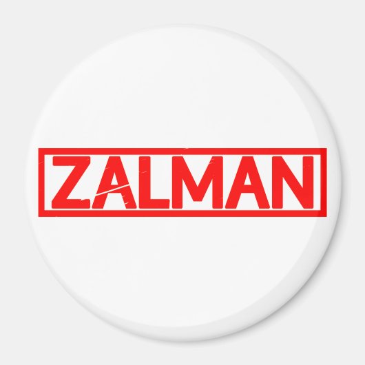 Zalman Briefmarke Magnet (Vorne)