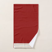 ZALMAXI-ZUHAUSE-Logo-Fan Badhandtuch Set (Handtuch)