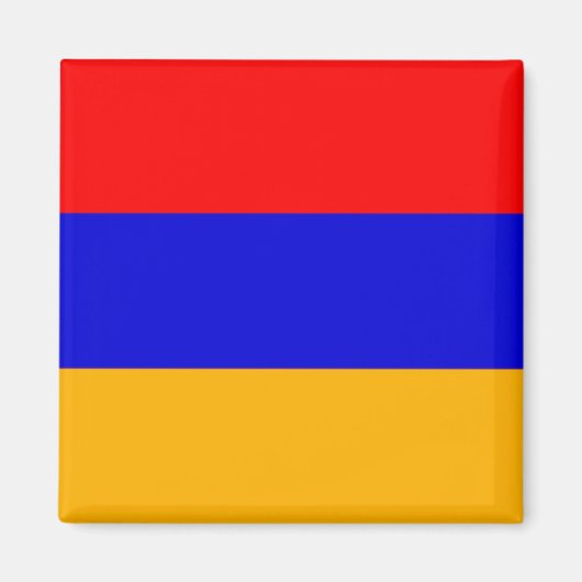 zAM001 Armenische FLAG Armenien, Kühlschrank Magnet (Vorne)